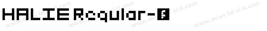 HALIE Regular字体转换